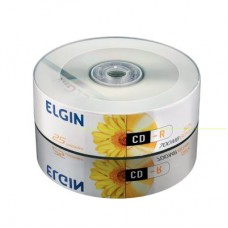 CD-R 80 min 700 MB 52x EMBALAGEM C/25 ELGIN